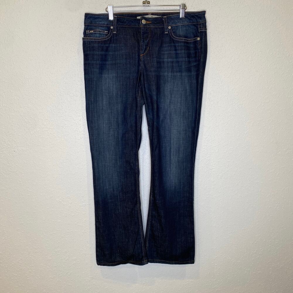 Joe’s Jeans Honey Fit Dark Blue Bootcut Denim Jeans Mid Rise EUC Sz 32 Cotton